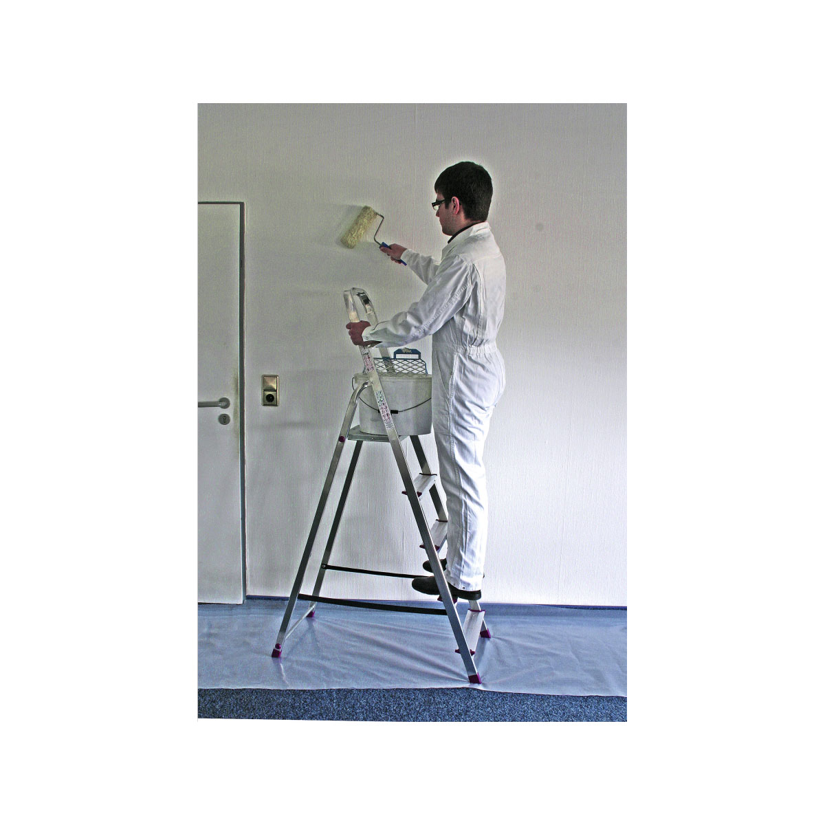 Krause Alu-Haushaltsleiter 5-stufig Bild 2