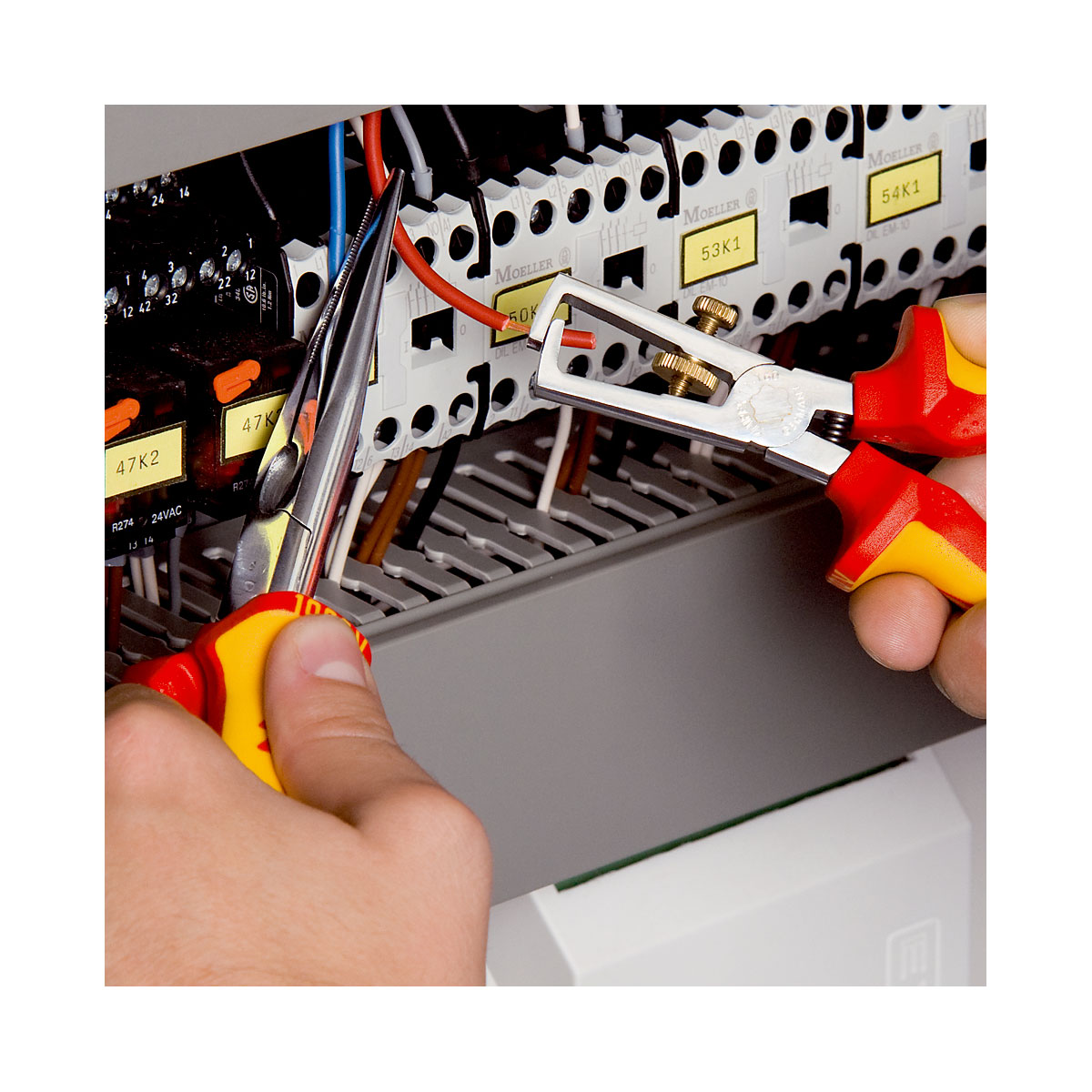 Knipex Abisolierzange VDE 16 cm Bild 2