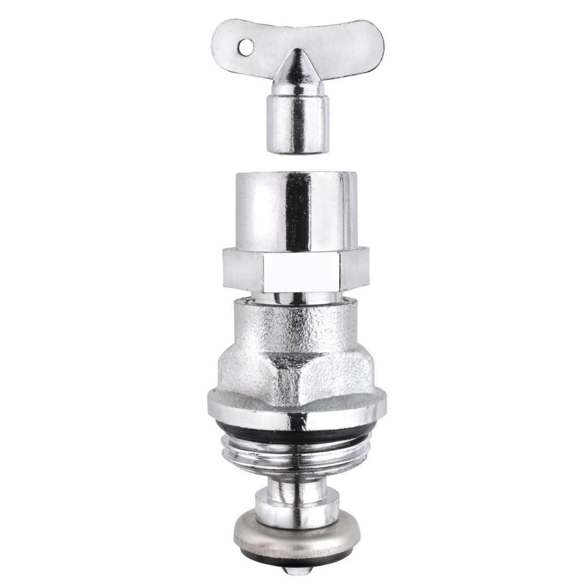 Ventiloberteil 1/2" matt-chrom