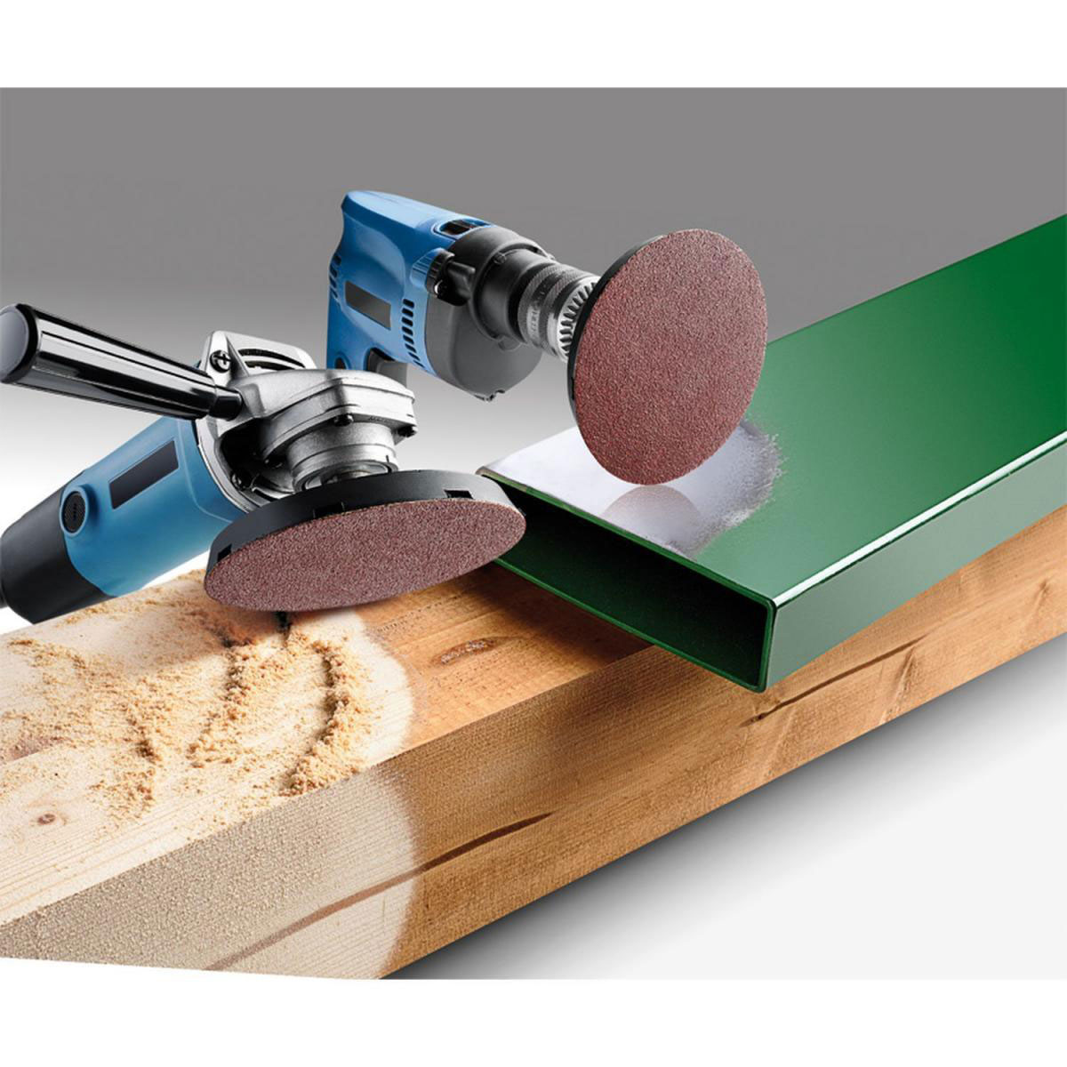 kwb  Schleifscheiben Quick-Stick Holz und Metall Durchmesser 125 mm K80 Bild 3