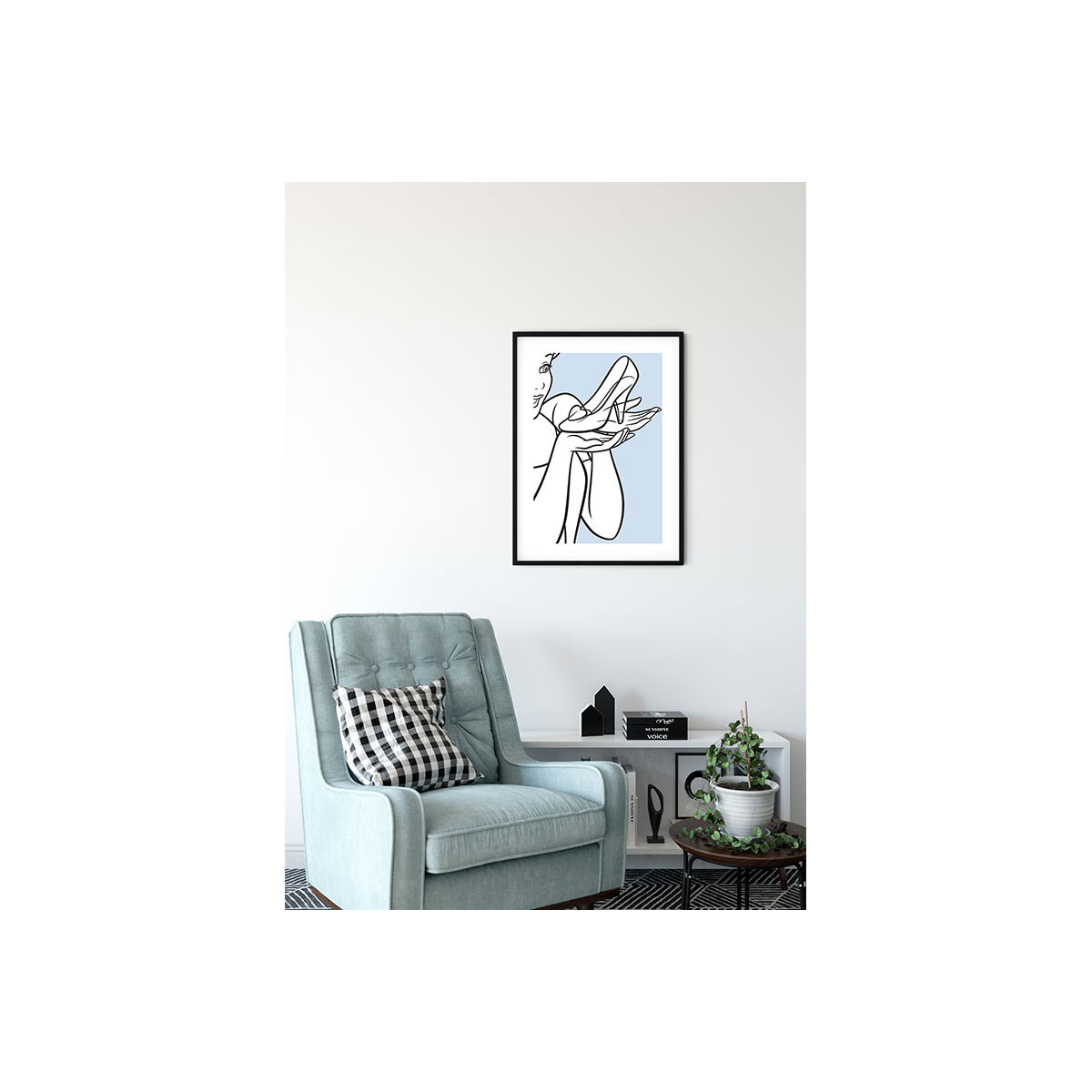 Komar  Wandbild Cinderella Glass Shoe 30x40 cm Bild 5