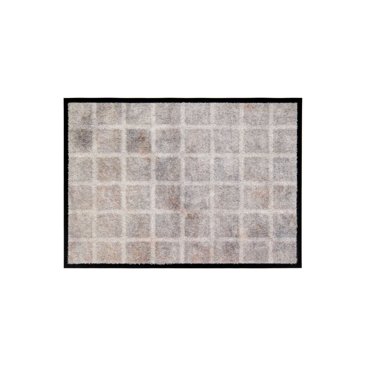 Schöner Wohnen Sauberlaufmatte Bellevue ca. 67x100cm Karo hellgrau