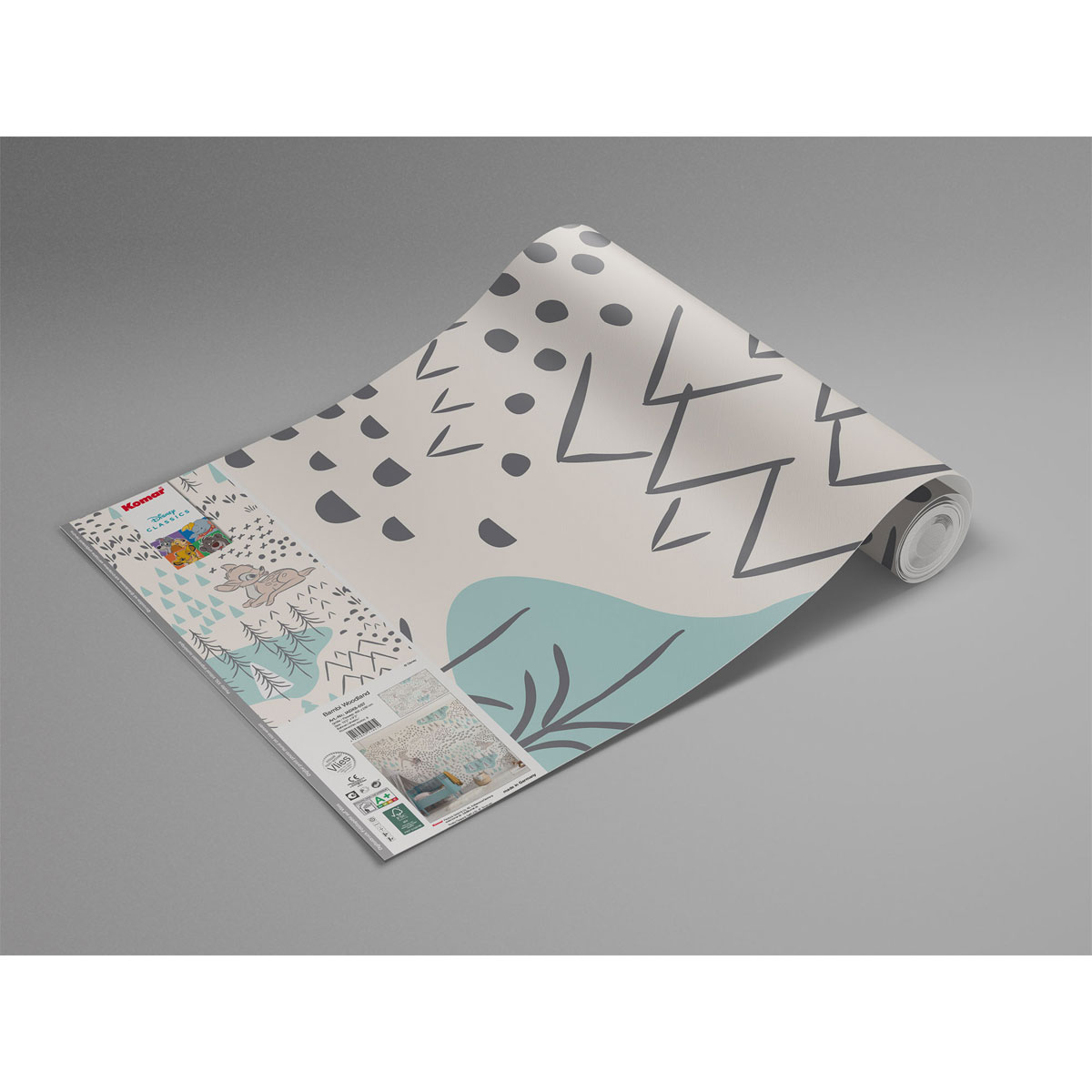 Komar  Vlies Fototapete Bambi Woodland 400x280 cm Bild 4