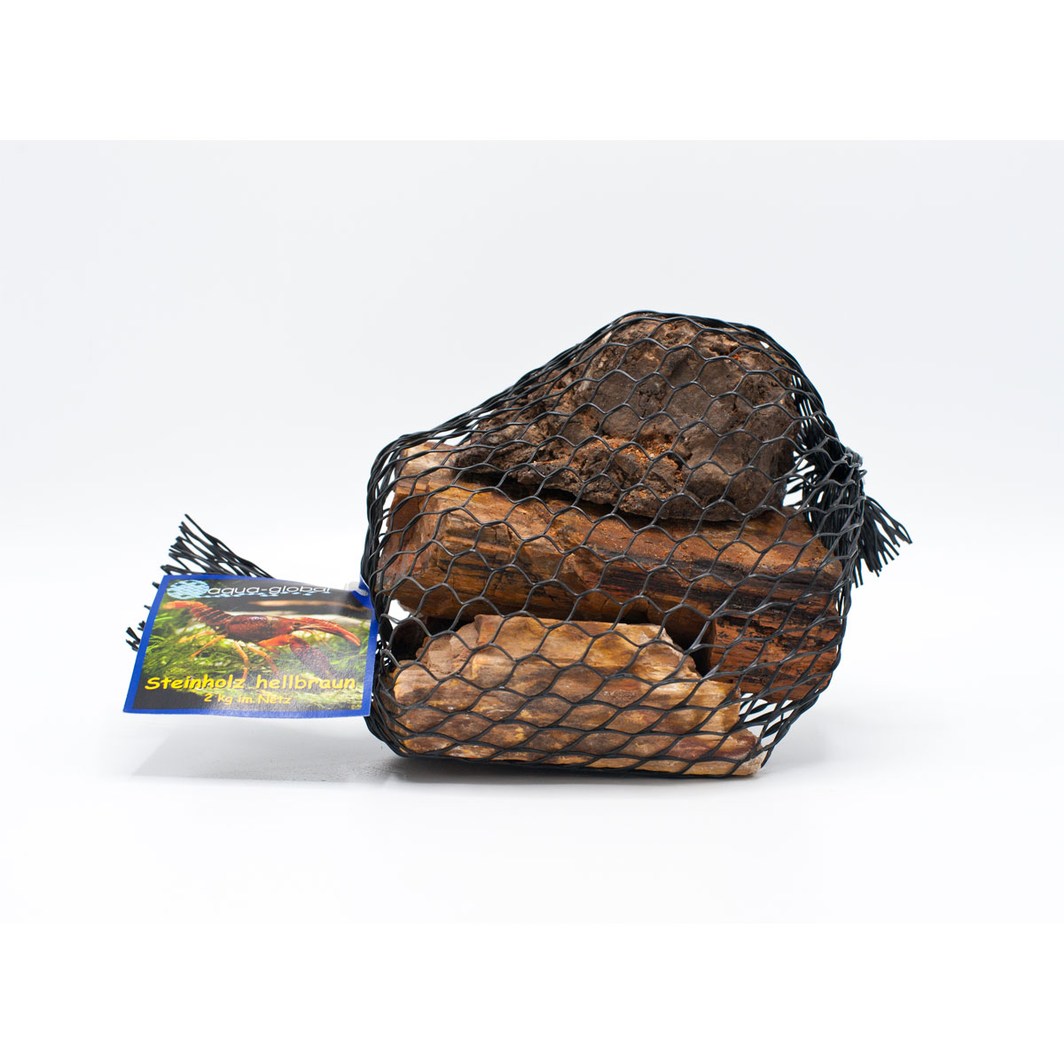 Steinholz 2 kg Netz