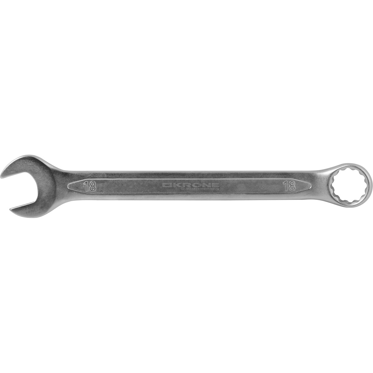 Krone Gabel-Ringschlüssel abgewinkelt 18 mm