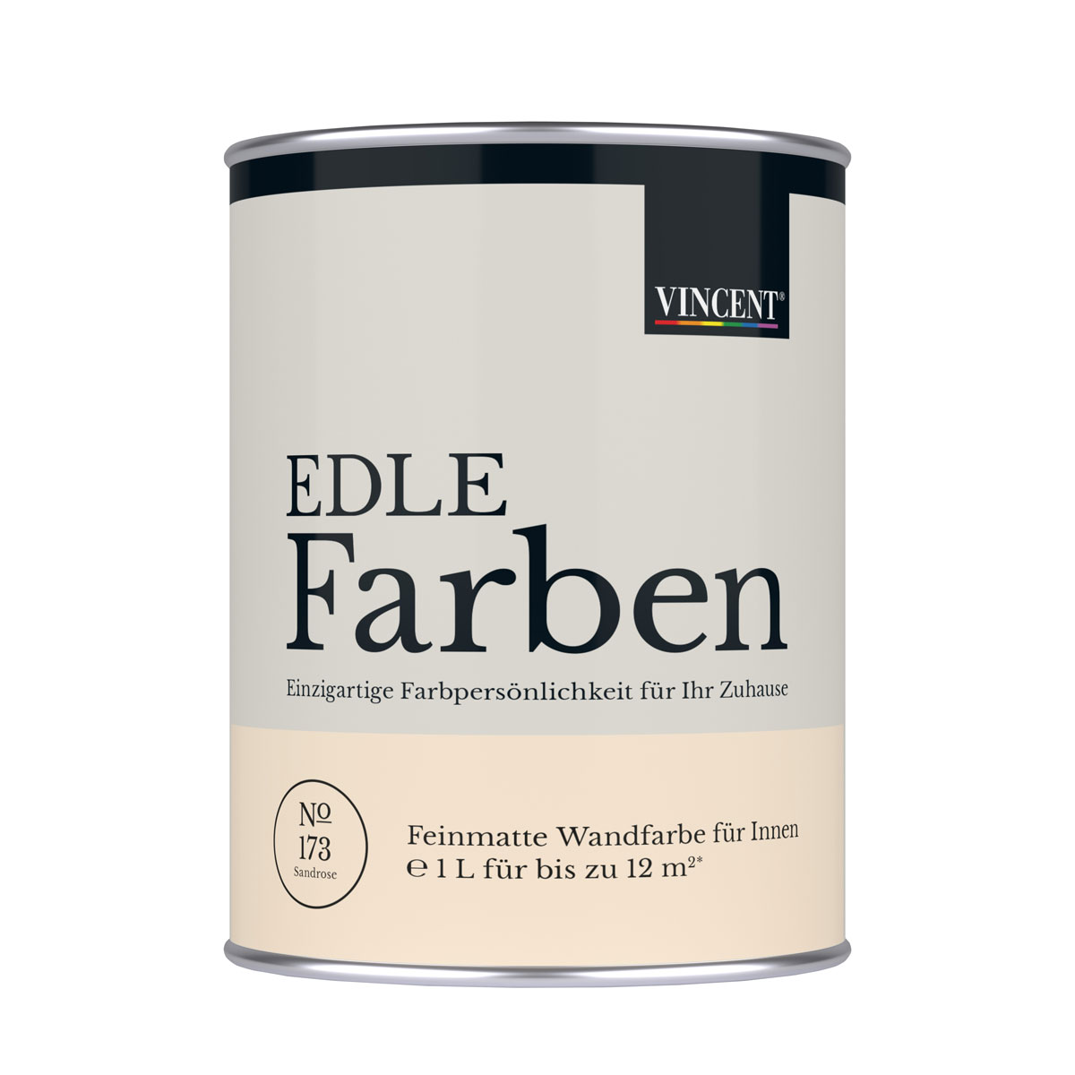 Vincent  Wandfarbe EDLE Farben Sandrose matt 1,0 L