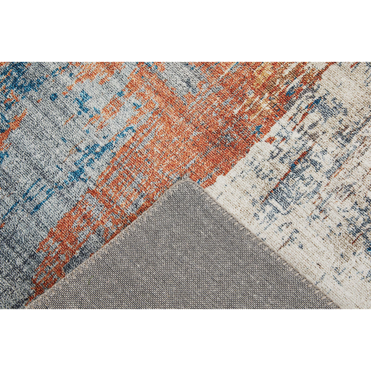 Luxor living Teppich Polino 80x150 cm blau-koralle Bild 8