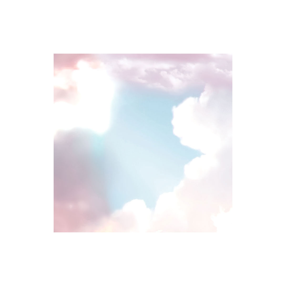 Komar  Selbstklebende Vlies Fototapete rund Candy Sky Durchmesser 125 cm Bild 5