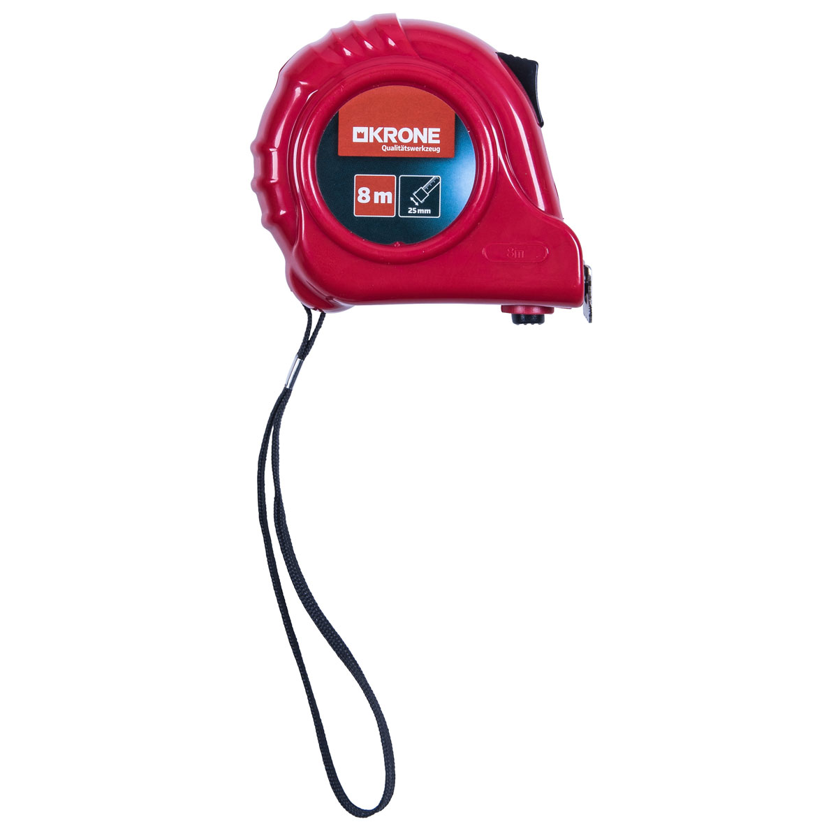 Krone  Bandmaß 8m x 25 mm mit Stoptaste SB