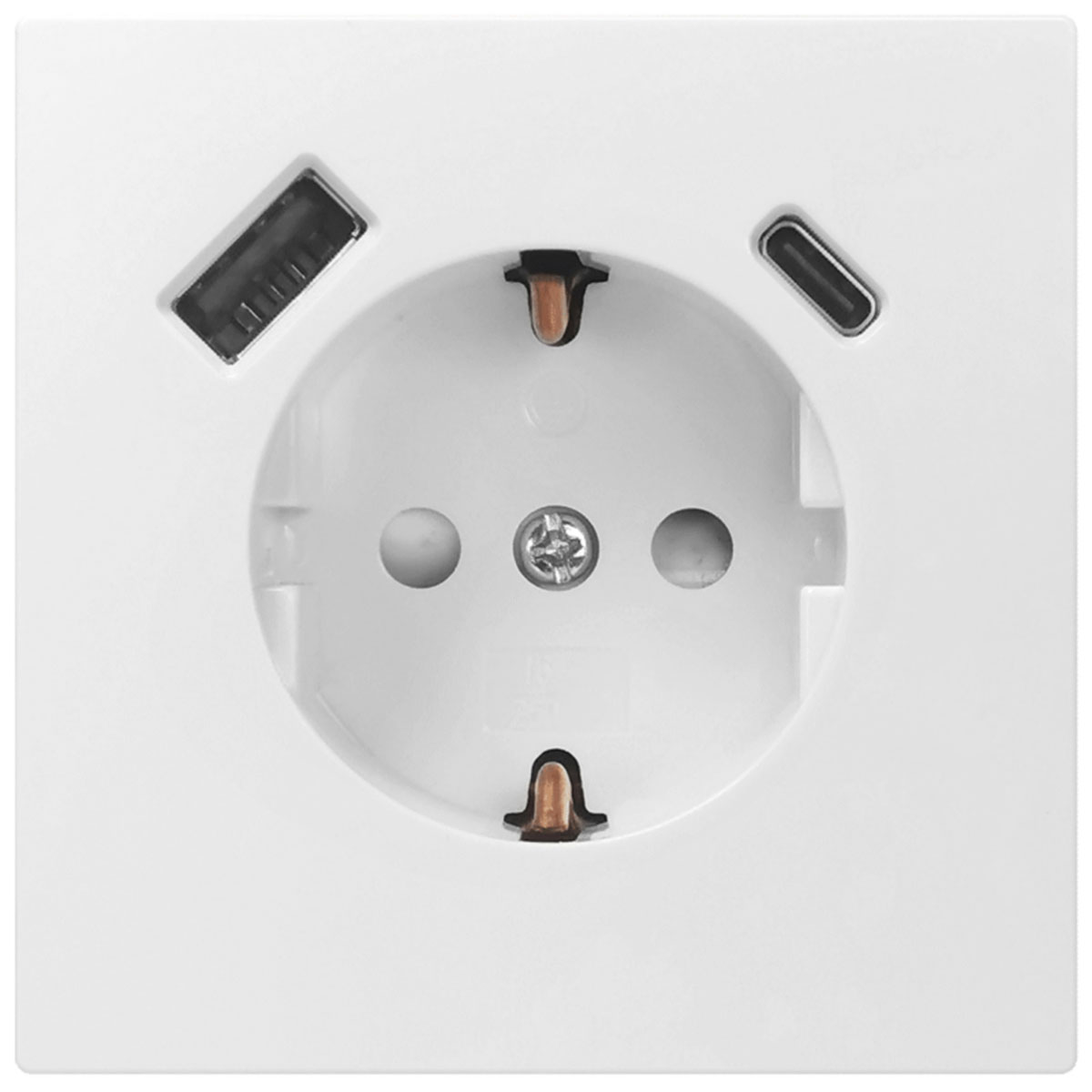 USB-Steckdose (A/C) Sao Paulo ultraweiß Bild 1