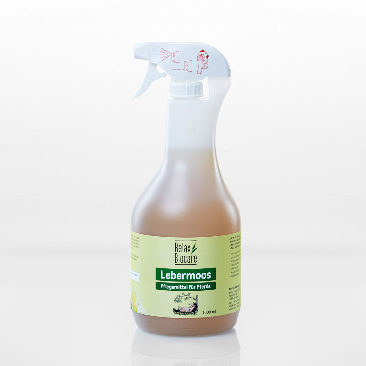 Relax Biocare Lebermoos für Pferde 1 L