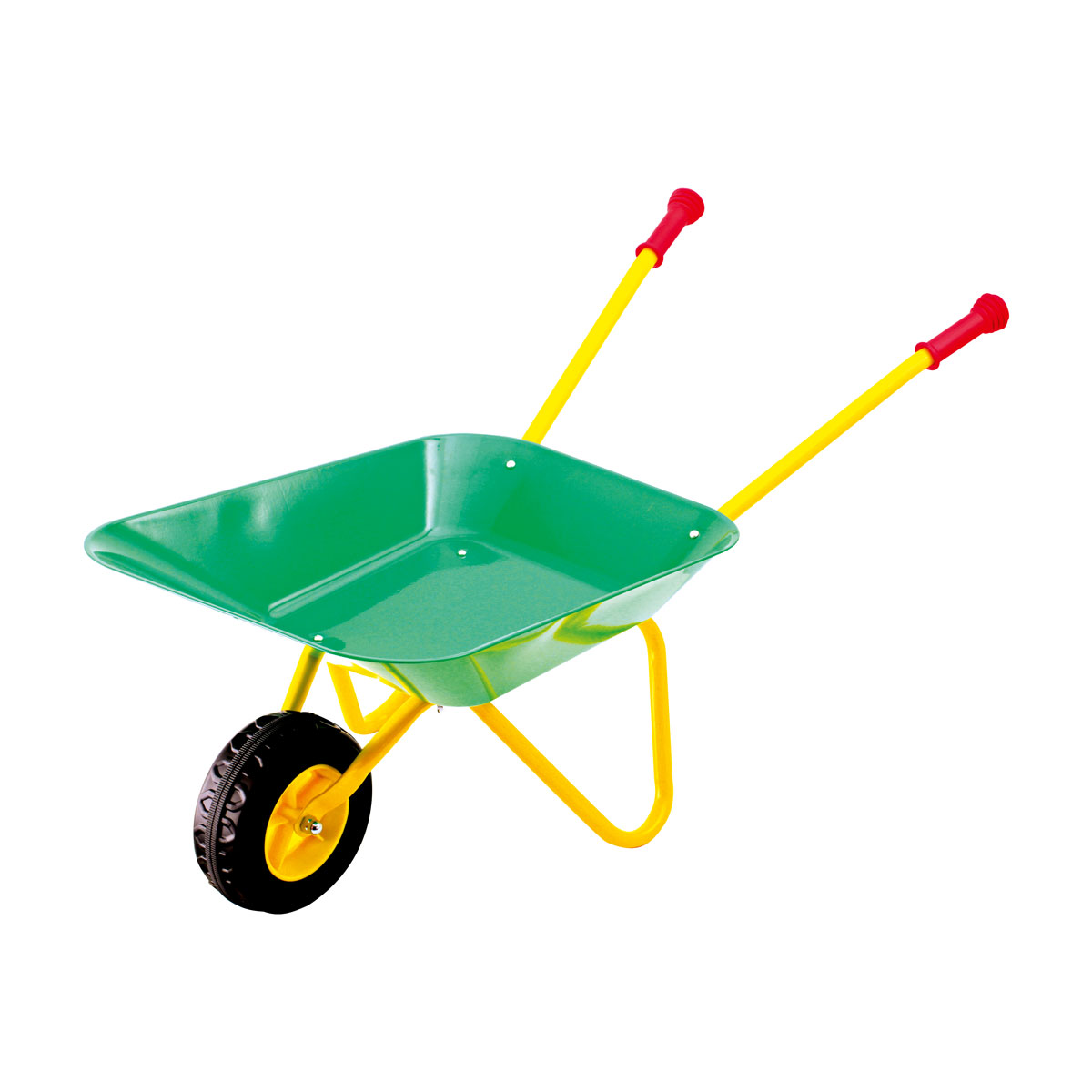 Schubkarre 78 x 39 x 31 cm grün-gelb Bild 1
