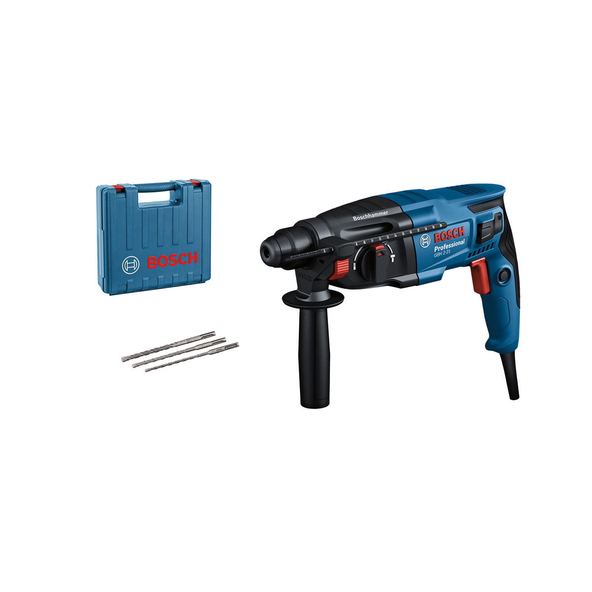 Bosch Professional  Bohrhammer-Set GBH 2-21 5-teilig