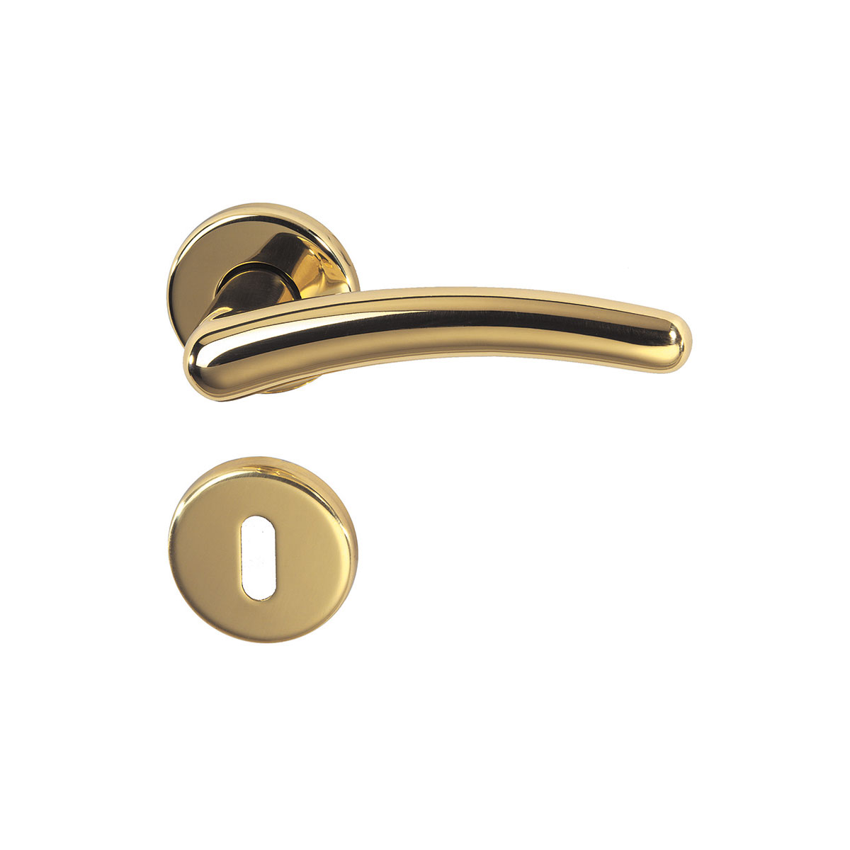 Alpertec Rosettengarnitur Franziska-R BB poliert