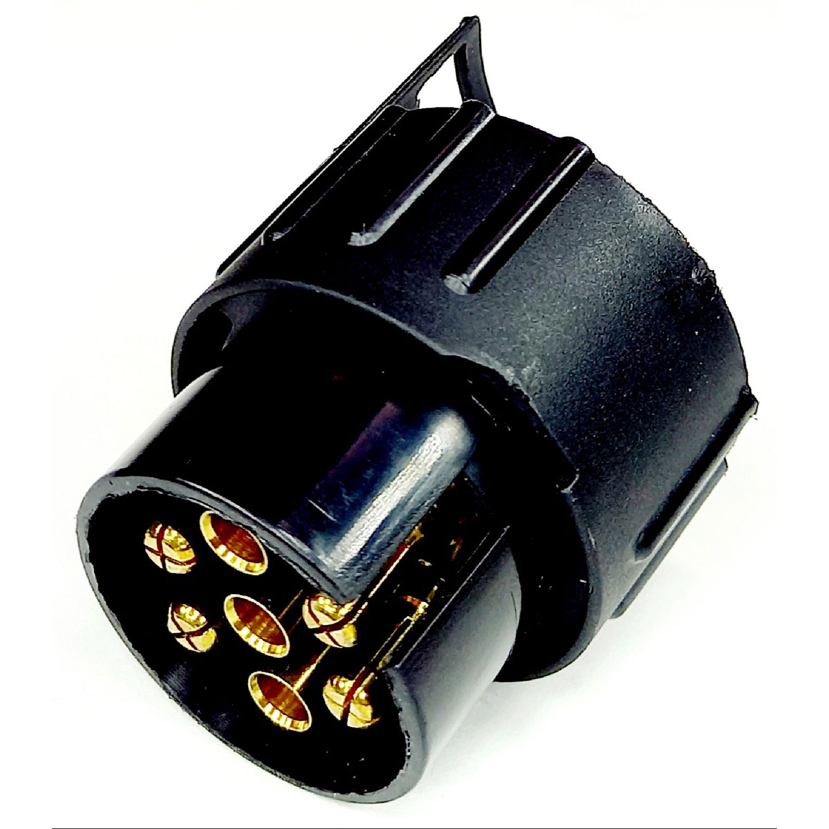 Unitec Anhänger-Kurzadapter schwarz 8 x 4,7 x 4,7 cm 7 auf 13 polig Bild 2