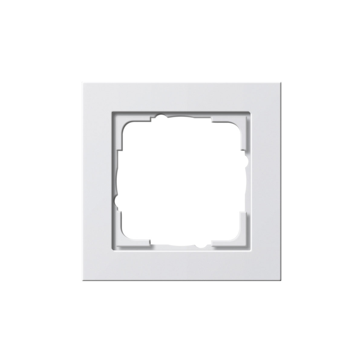 Gira Abdeckrahmen E2 1-fach reinweiß glänzend