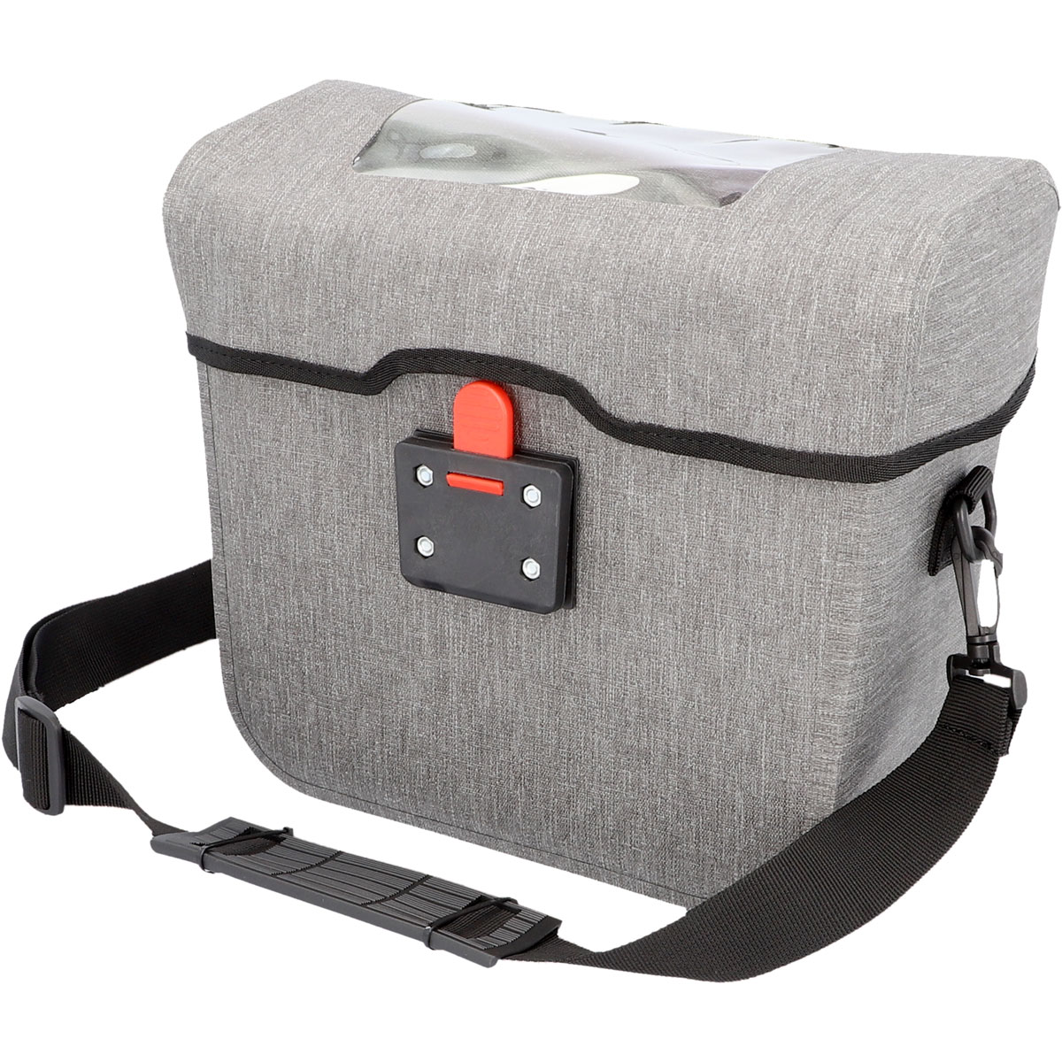 Fischer  Fahrrad Lenkertasche City grau