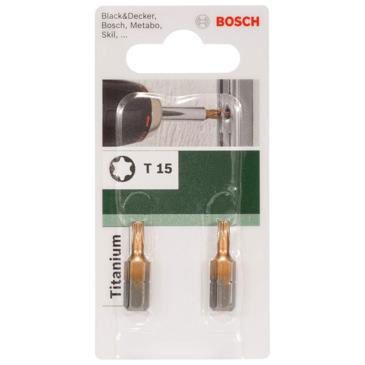 Bosch  Torx-Bit 1/4 Titanium T15 25 mm Bild 2
