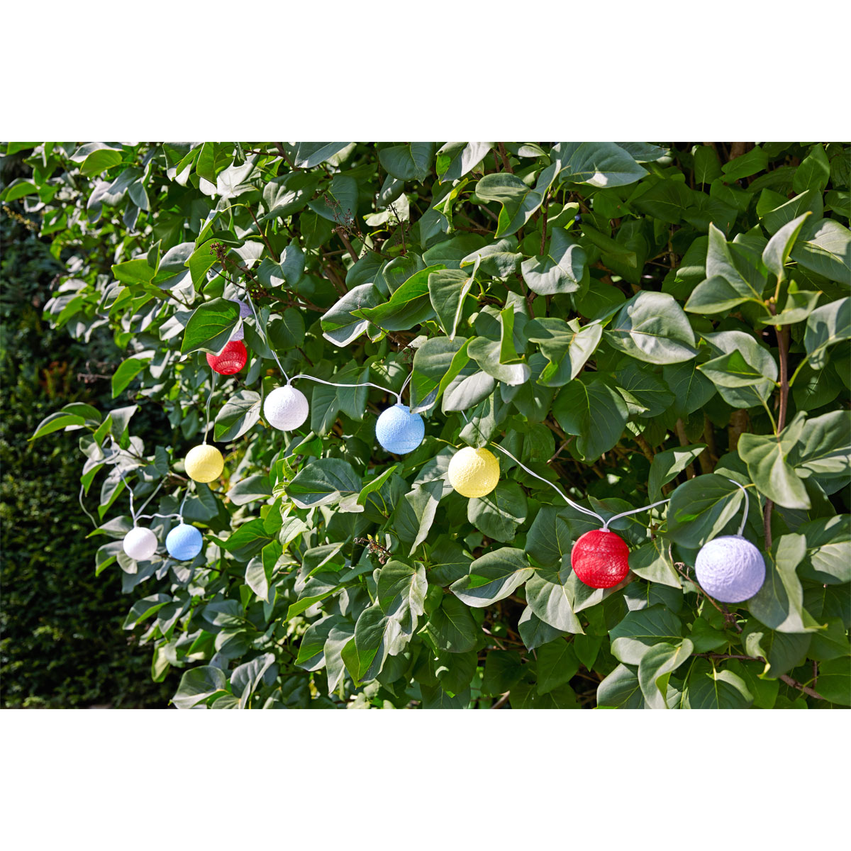 Flector LED-Solar-Lichterkette Cotton inkl 10 Kugeln 200 cm Bild 4