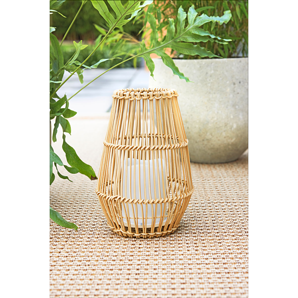 Flector Solarlaterne Bamboo Candlelight inkl Flackereffekt Bild 5