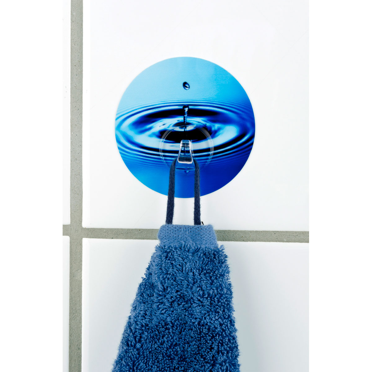 Wenko Static-Loc Wandhaken Uno Water Circle Bild 3