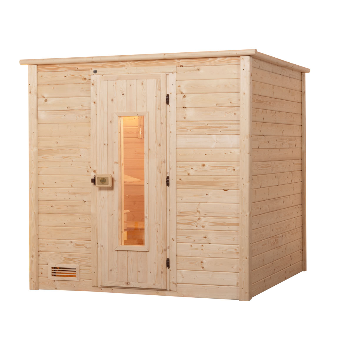 Weka Massivholzsauna „Bergen 1“, HT Bild 1