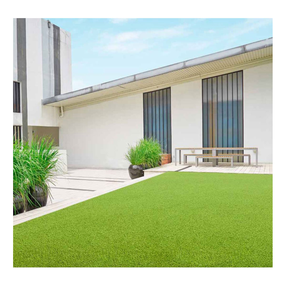 Kunstrasen mit Noppen grün 200 x 300 cm Bild 2