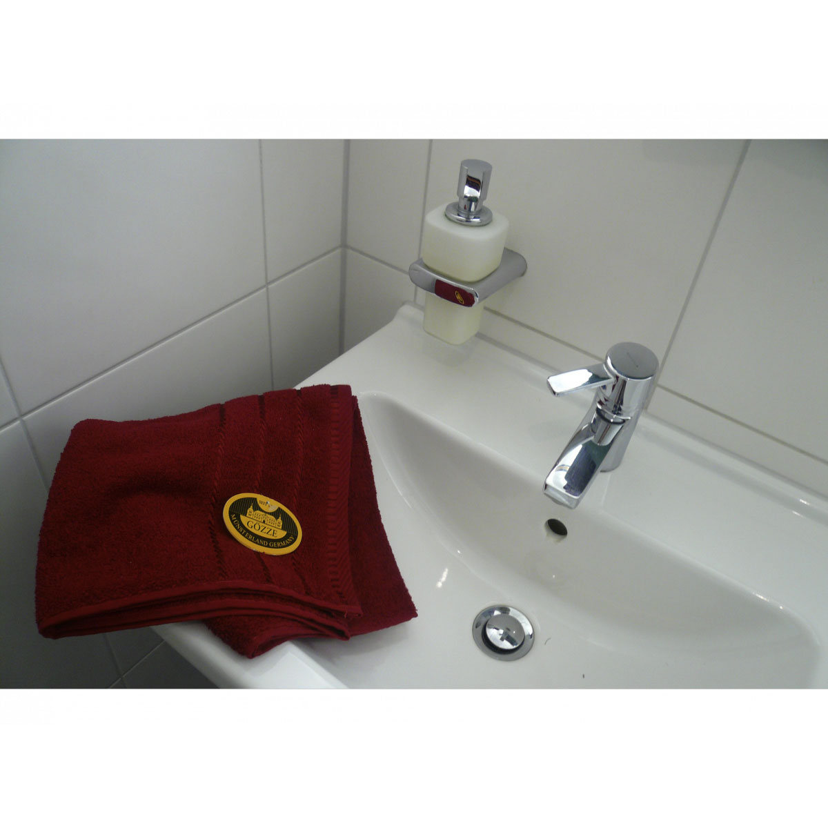 Duschtuch Berlin bordeaux 70 x 140 cm