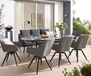 Gartenmöbelset von Haveson auf einer Terrasse