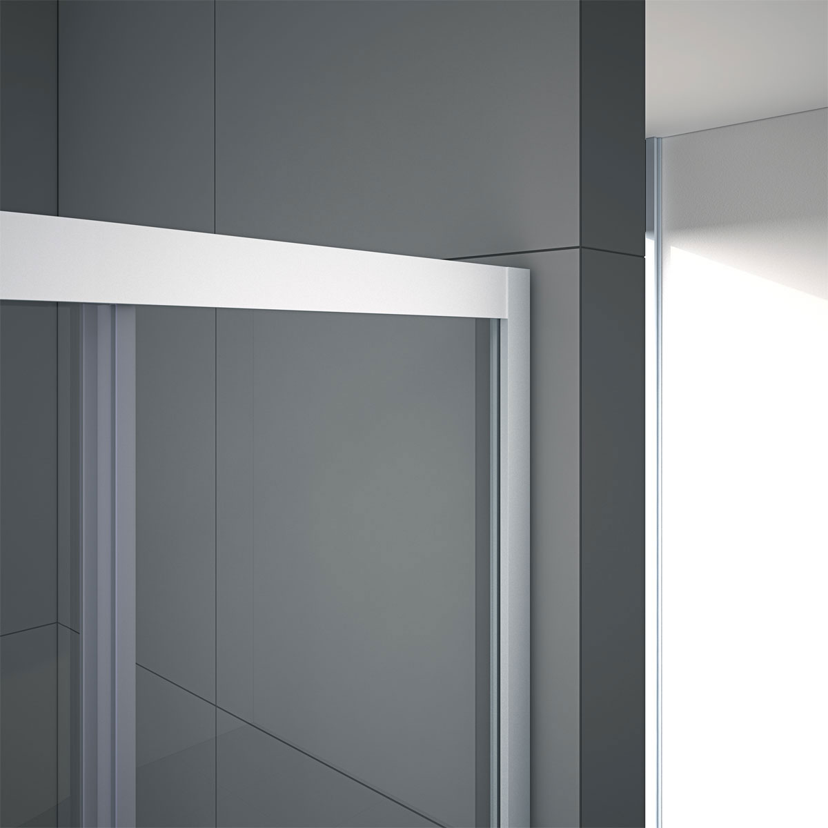 Aurlane Komplettdusche Silverline rund 90 x 200 x 90 cm Bild 6