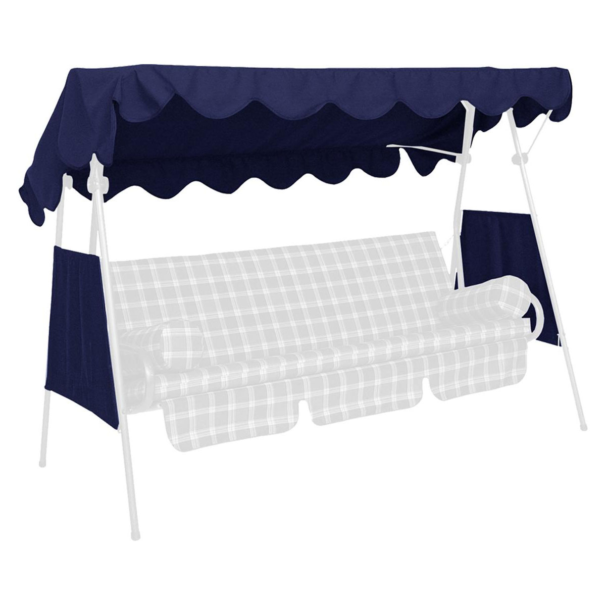 Angerer Freizeitmöbel GmbH Sonnendach, 200x120 cm, Swingtex, blau Bild 1