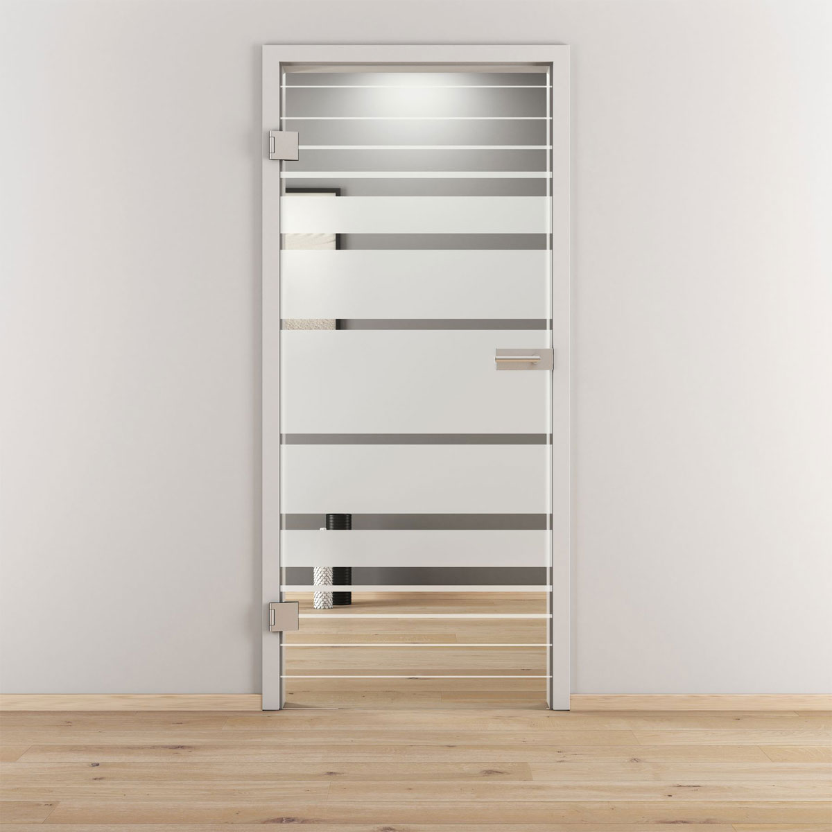 Novadoors Glasdrehtür NOVA 509 mattiert 70,9 x 197,2 cm Links Bild 1