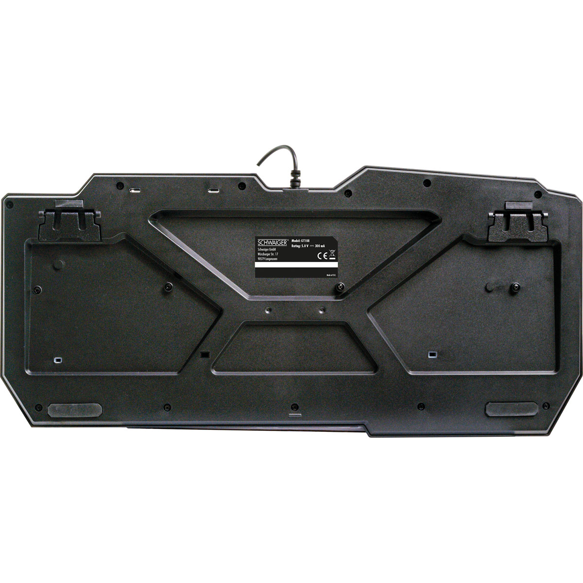 Schwaiger  Gaming Tastatur mit Farbwechsel-LED Bild 5