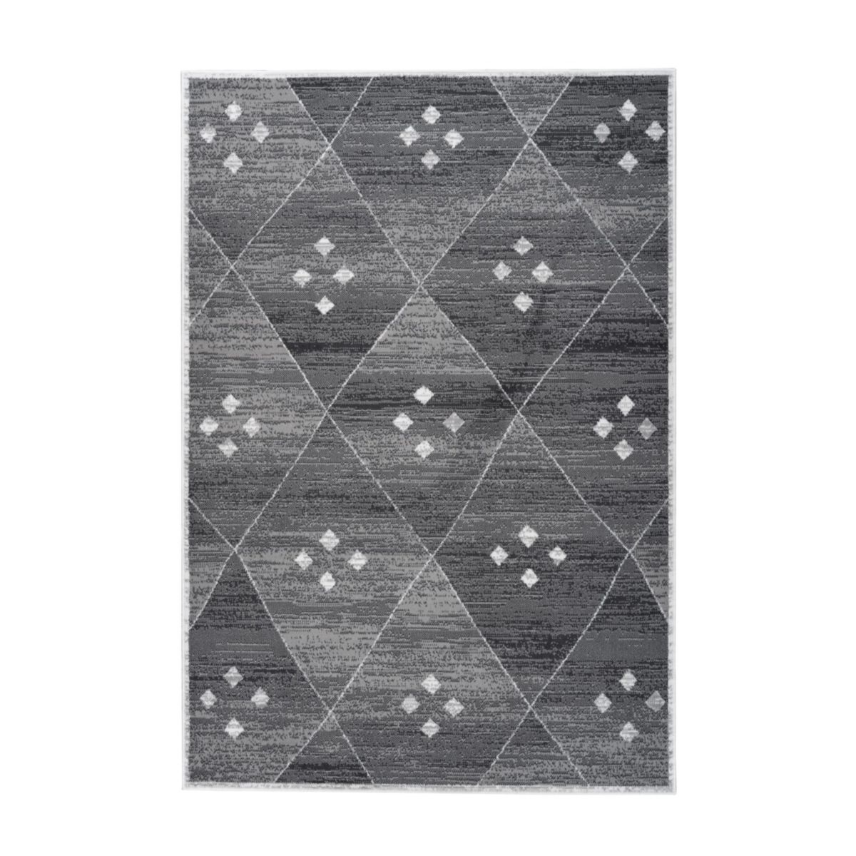 Vancouver 510 Grau / Weiß 80cm x 150cm