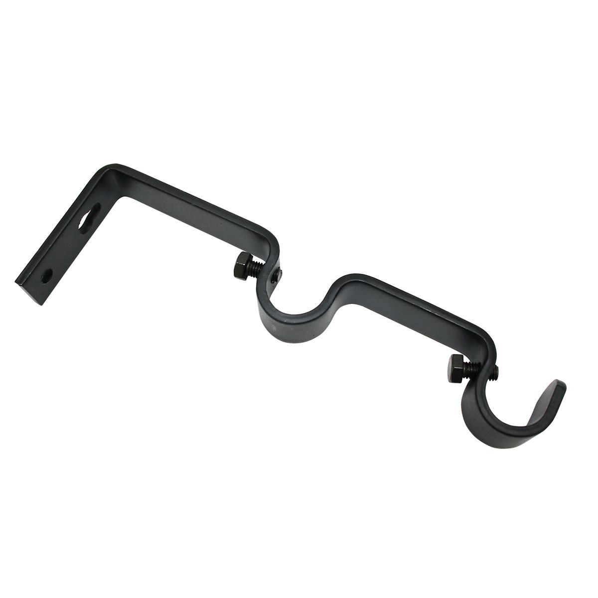 Gardinia Metall-Träger Memphis schwarz 2 läufig 7-14 cm Bild 1