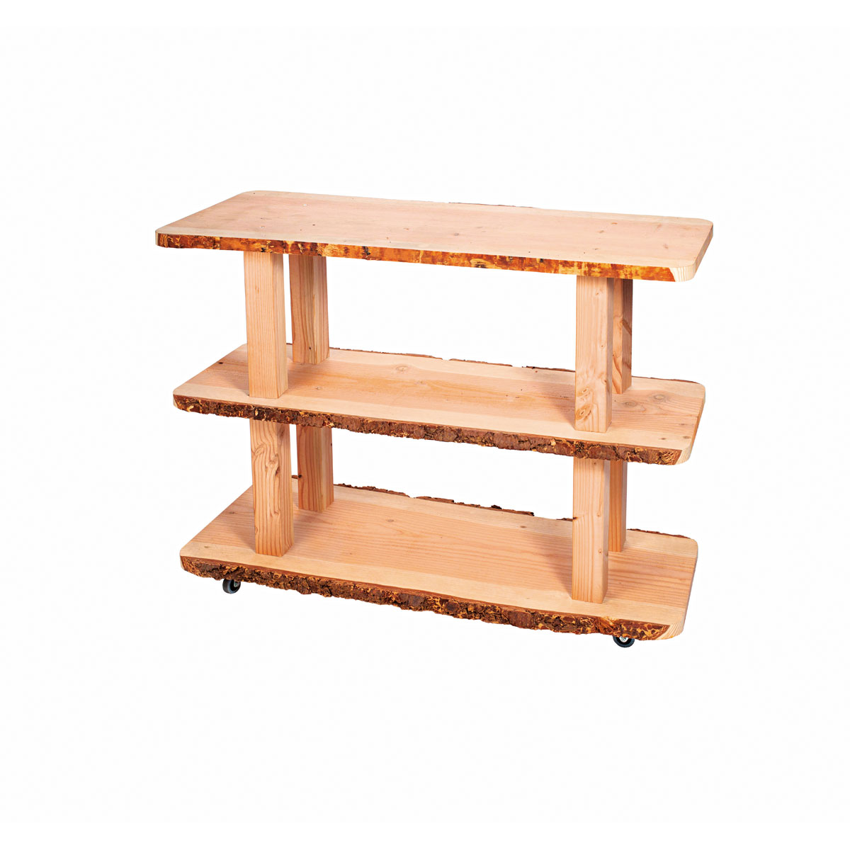 Douglasie-Massivholzbrett unbesäumt ca 120 x 20-25 cm Bild 3