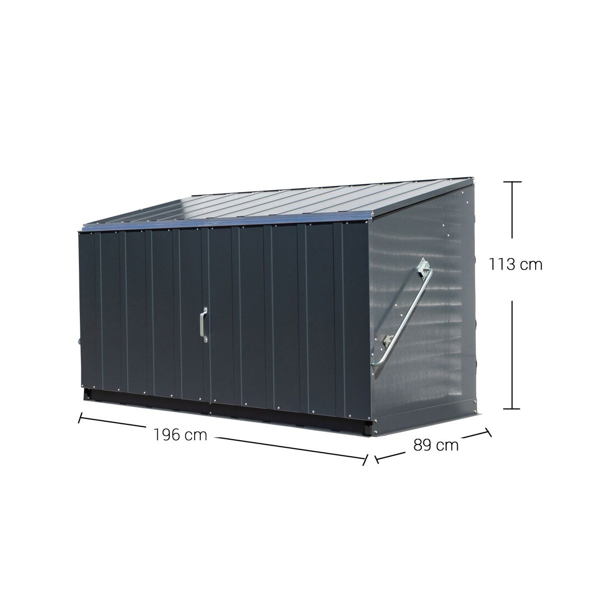 Trimetals Geräteschrank Storeguard 88x194x112 cm Bild 11