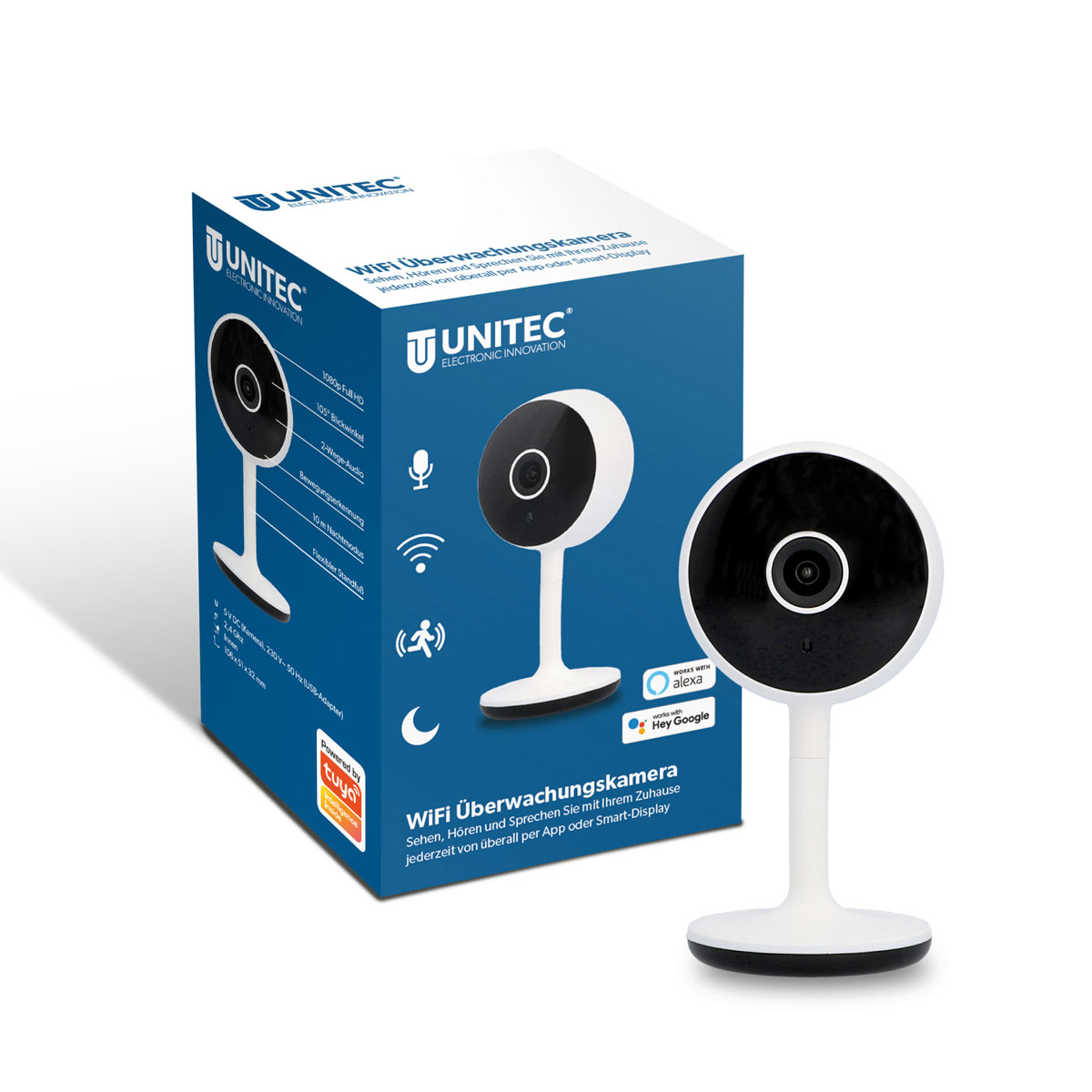 Unitec WIFI Kamera Smart inkl Bewegungssensor Indoor Bild 3