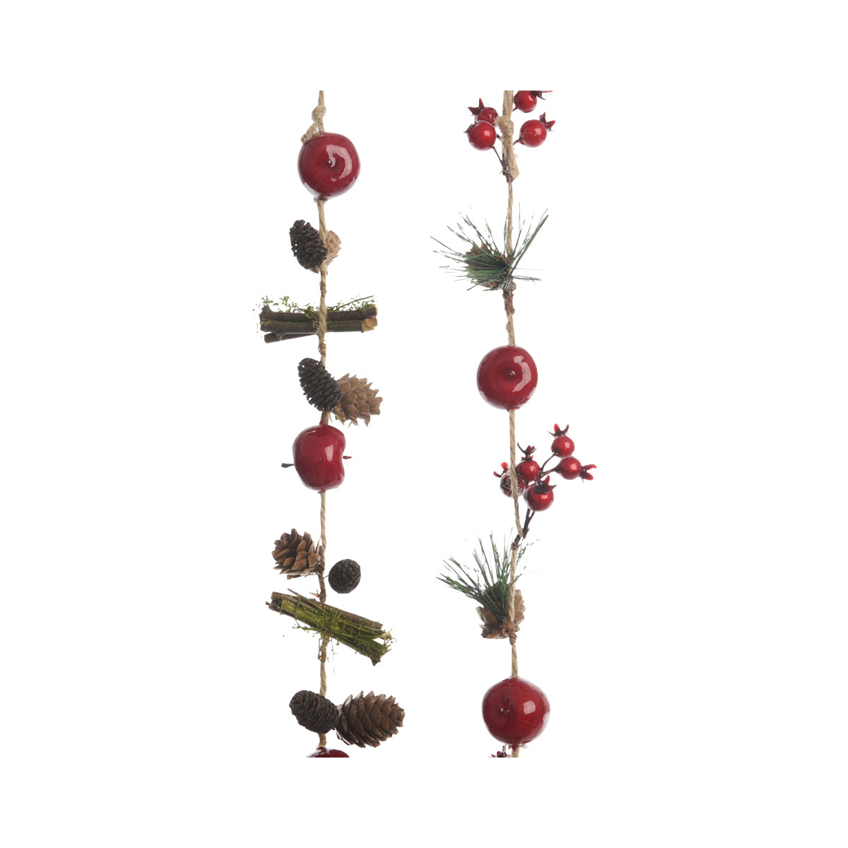 Piniengirlande Äpfel/Beeren 6 x 110 Bild 2