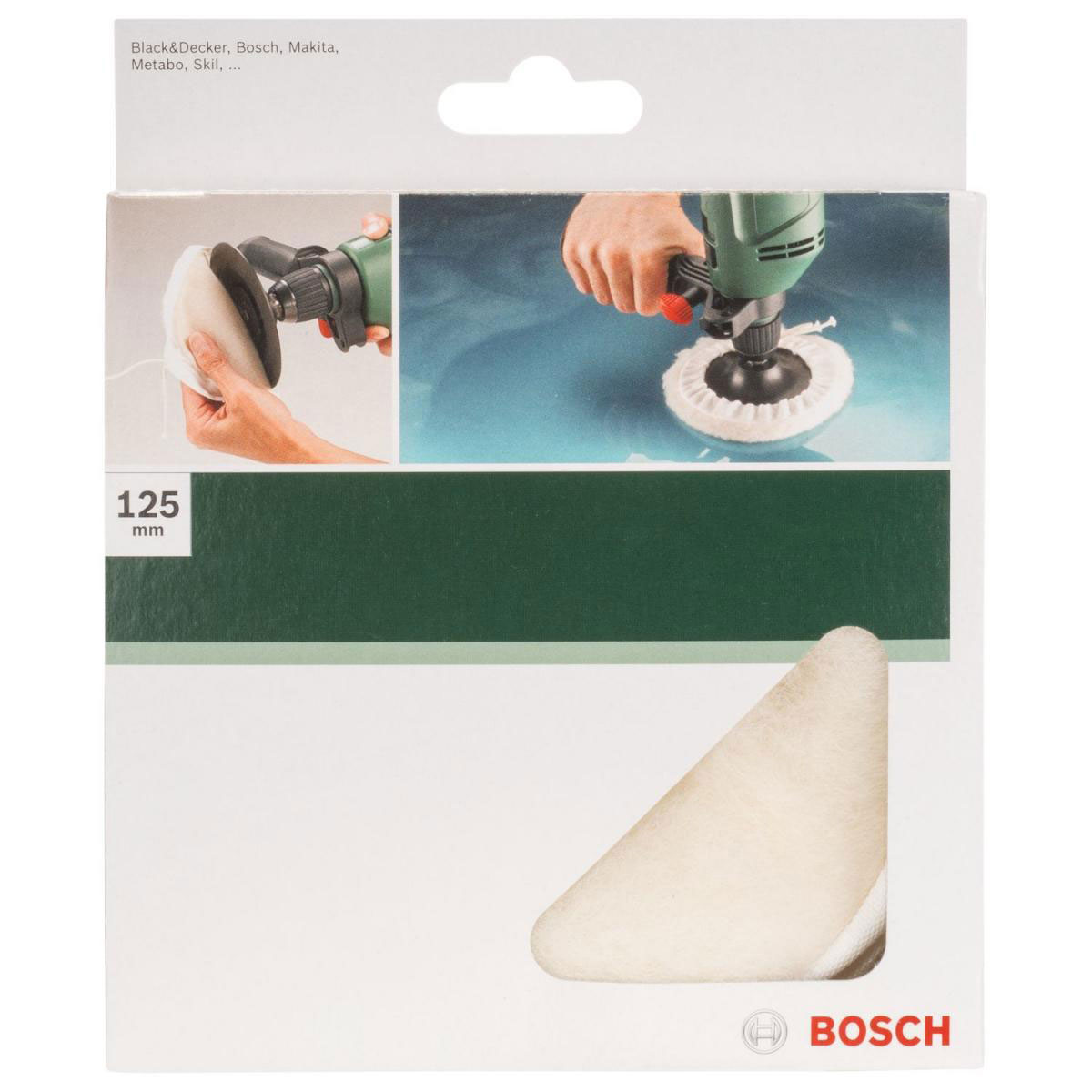 Bosch  DIY Lammwollhaube Klettsystem 12,5 cm Bild 2