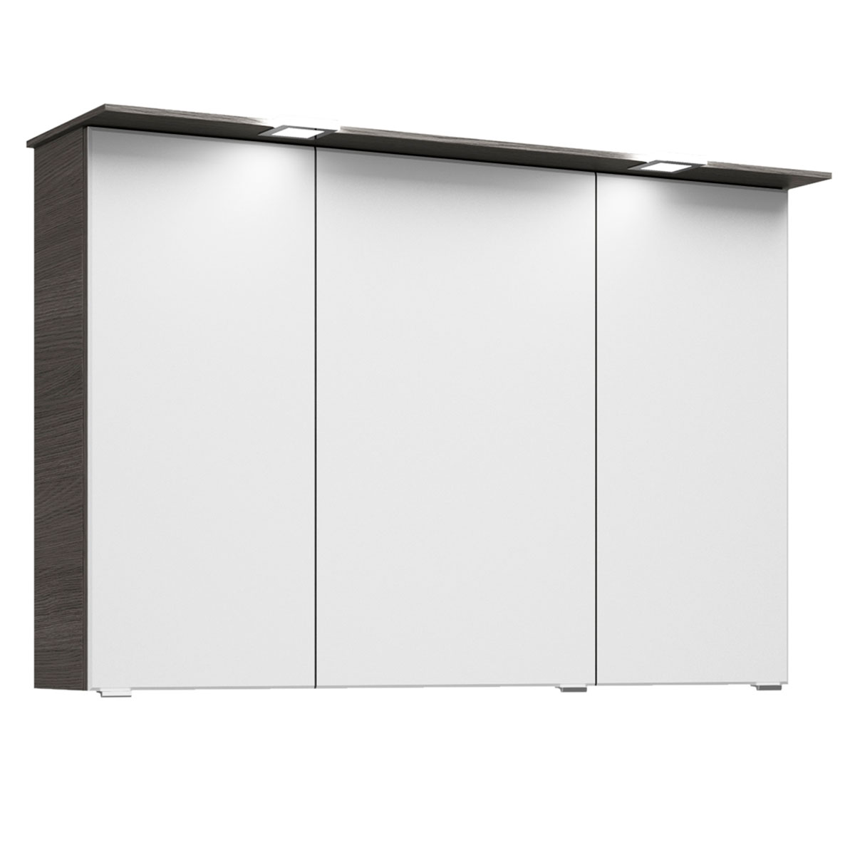 Pelipal LED-Spiegelschrank Trentino grau inkl Leuchtmittel und Touchsensor