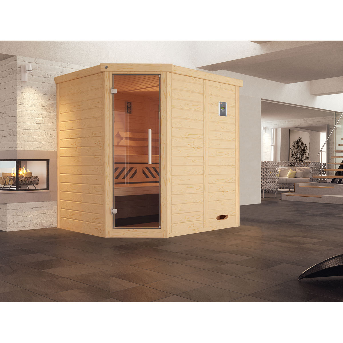 Weka Design-Sauna „Kemi Eck“, GT Bild 2