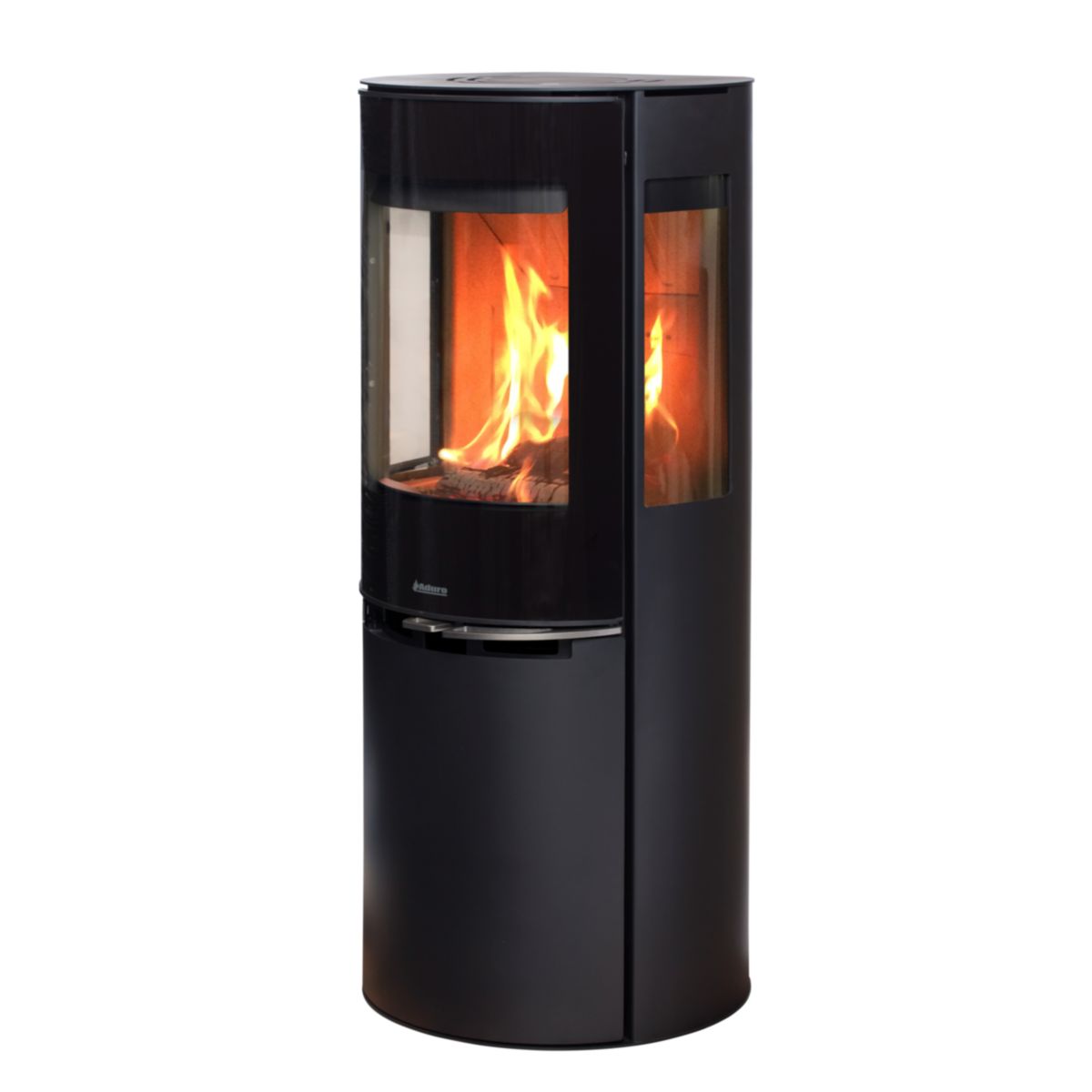 Kaminofen Aduro 9.5 Lux mit Aduro Tronic, Externe Luftzufuhr Möglichkeit, Seitenscheiben, Glasfront