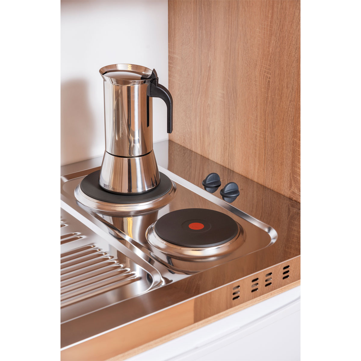 Schrankkueche Eiche saegerau grau SKESG Bild 5