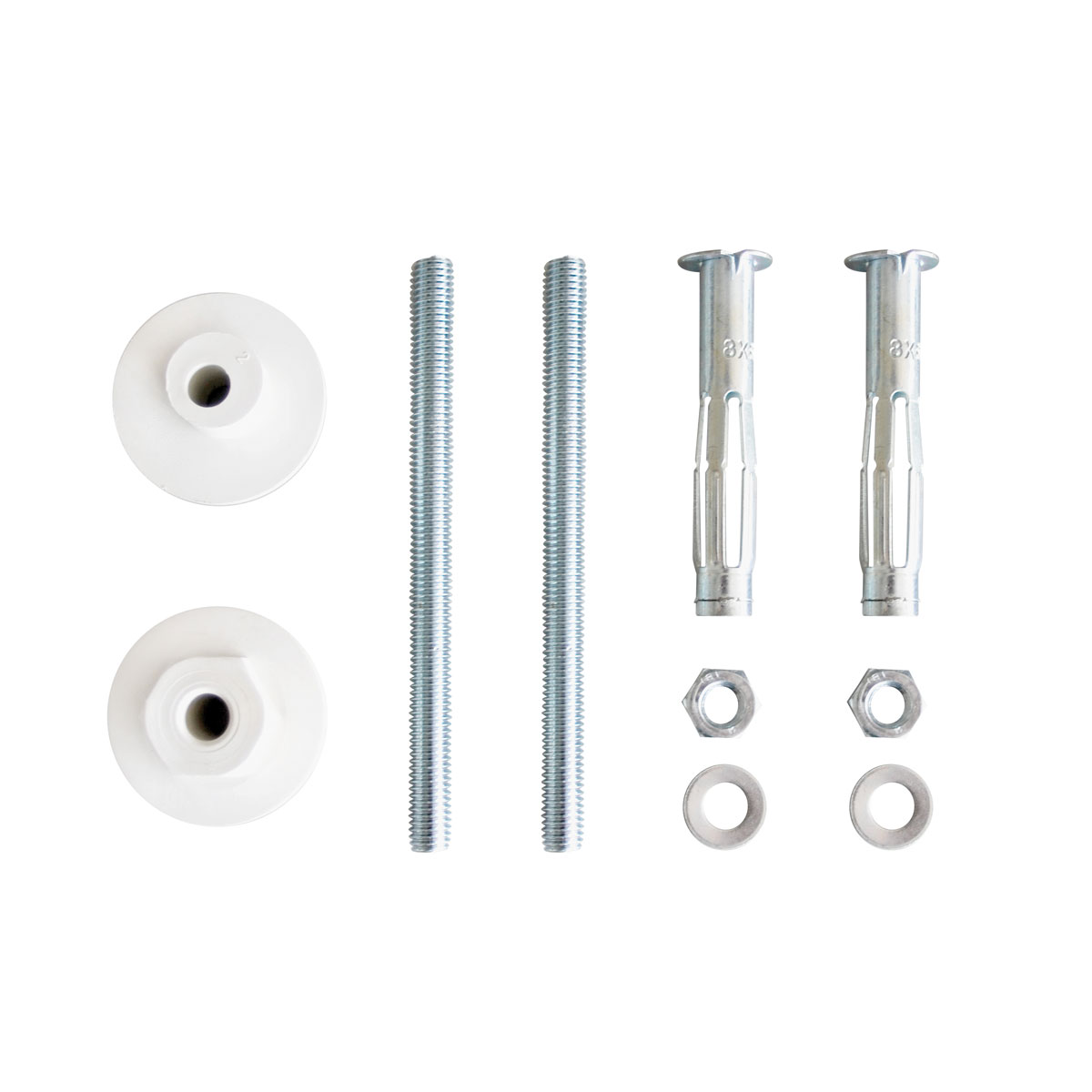 Kirchhoff Waschtischbefestigung M8 x 140 mm mit Holraumduebel Bild 1