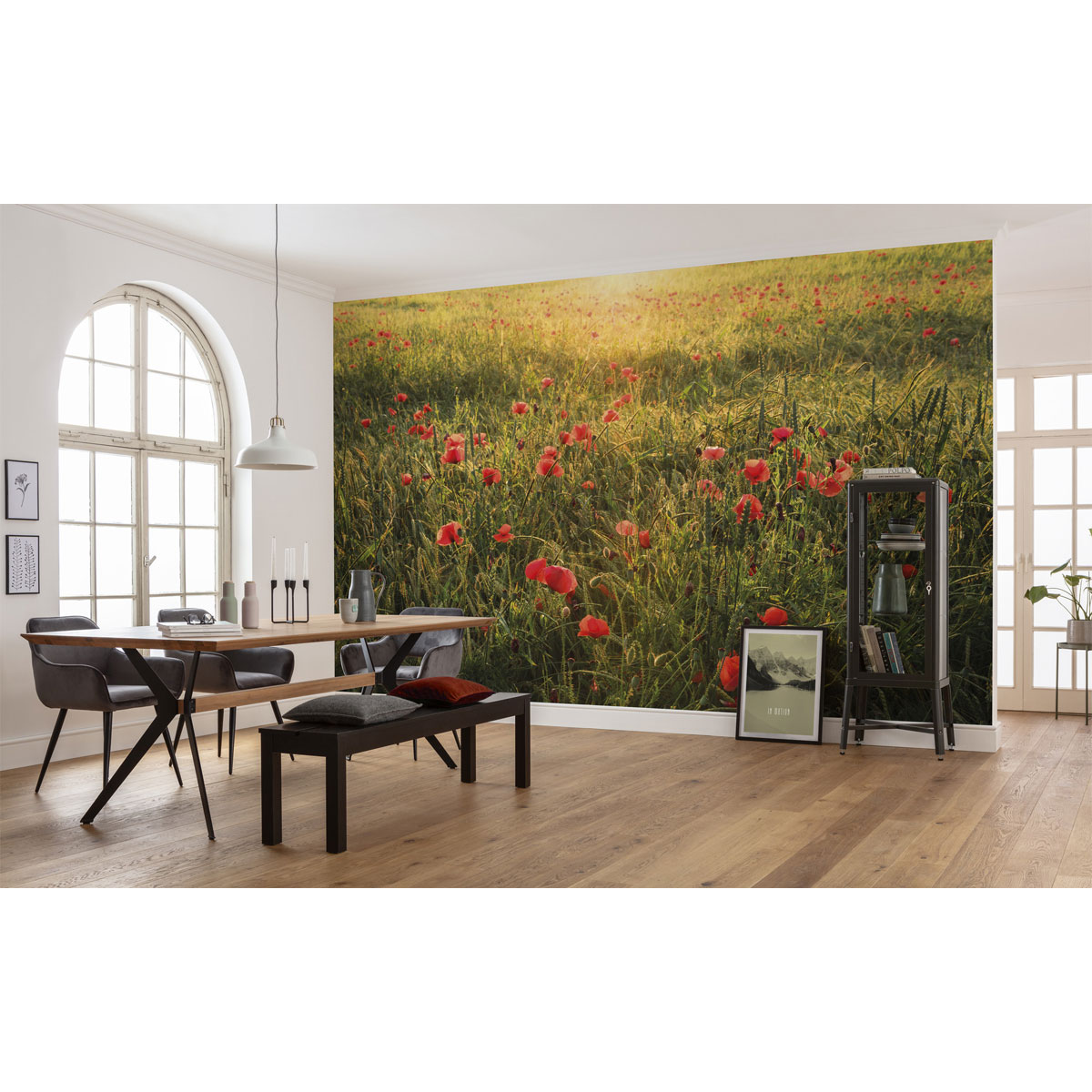 Komar  Vlies Fototapete Poppy World 450x280 cm