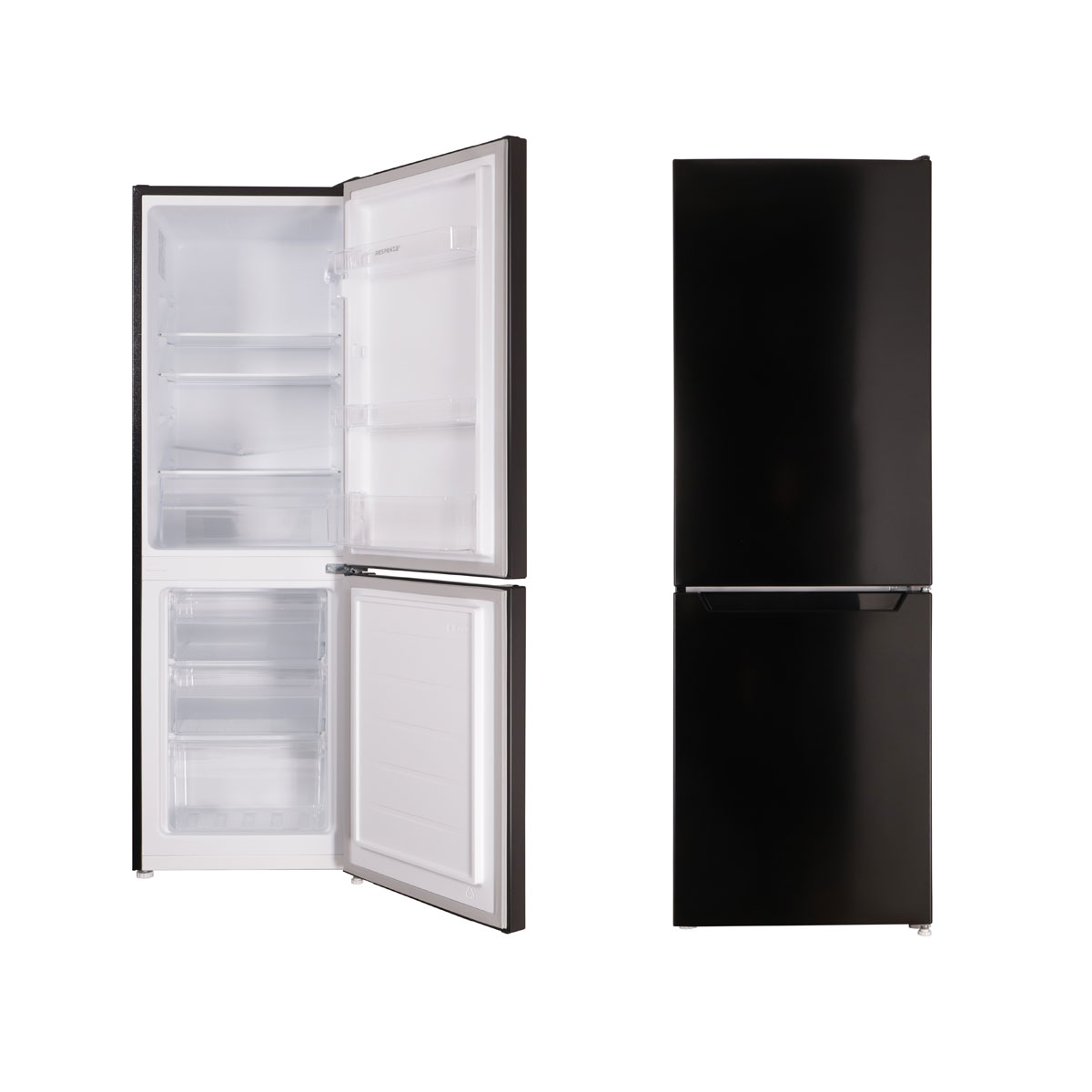 Respekta Stand Kühl-Gefrierkombination Savo, Farbe: Schwarz Bild 4