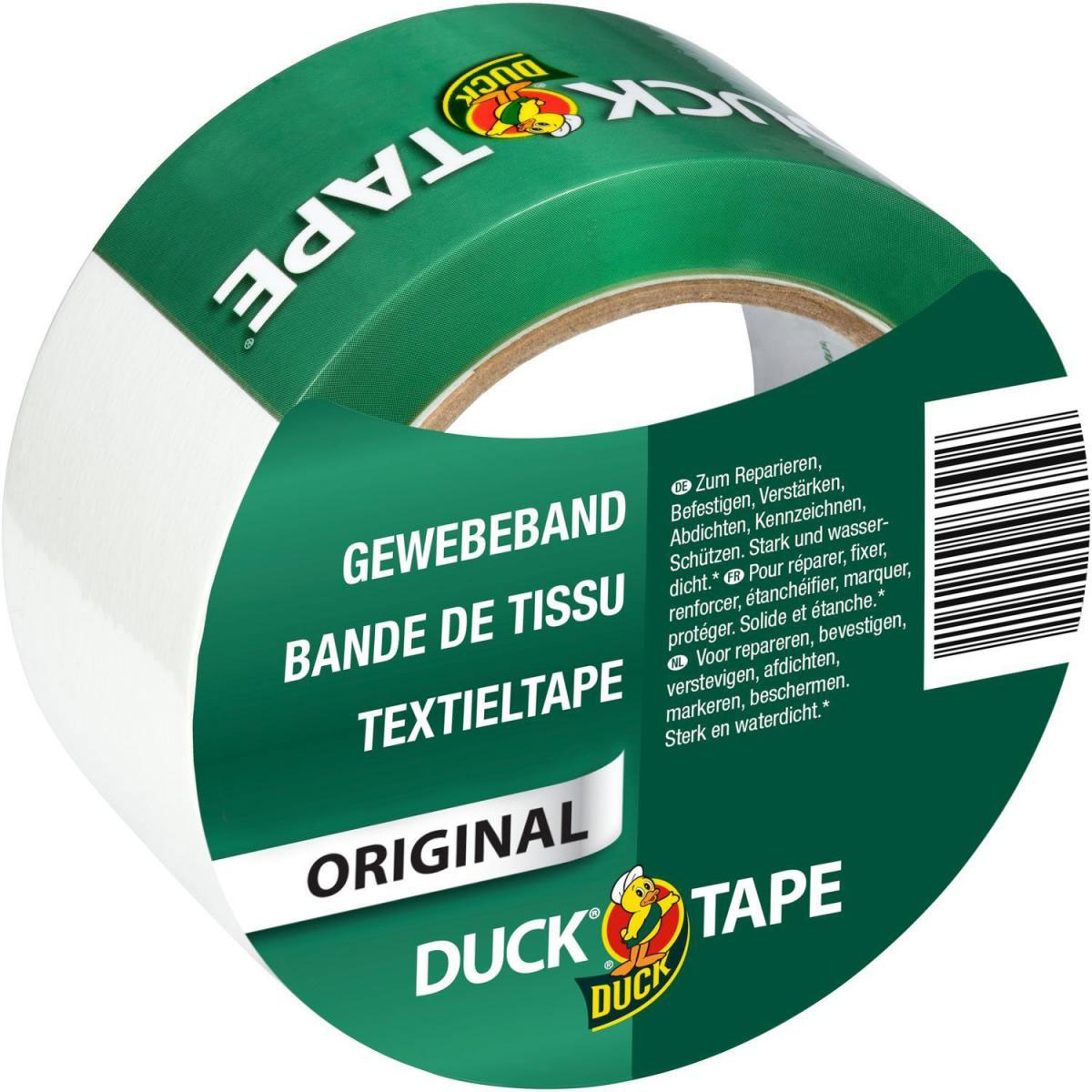 Duck Tape Original 50 mm x 25 m Weiß Bild 1