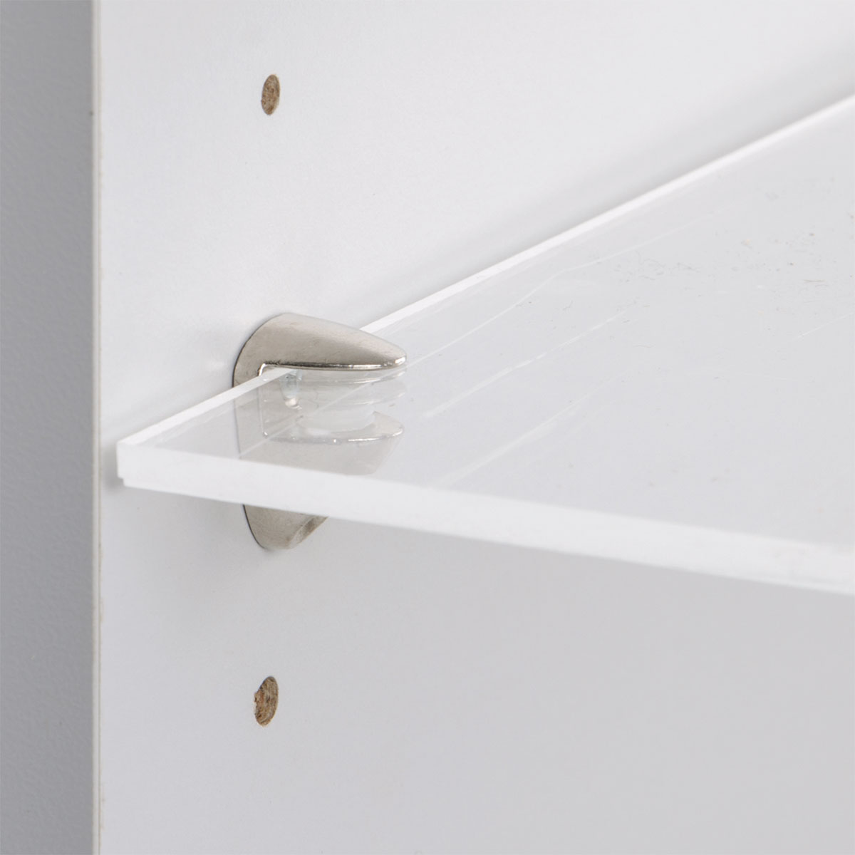 Suki Bodenträger Stahl Durchmesser 0,5 x 0,5 cm vernickelt 4 Stück Bild 2