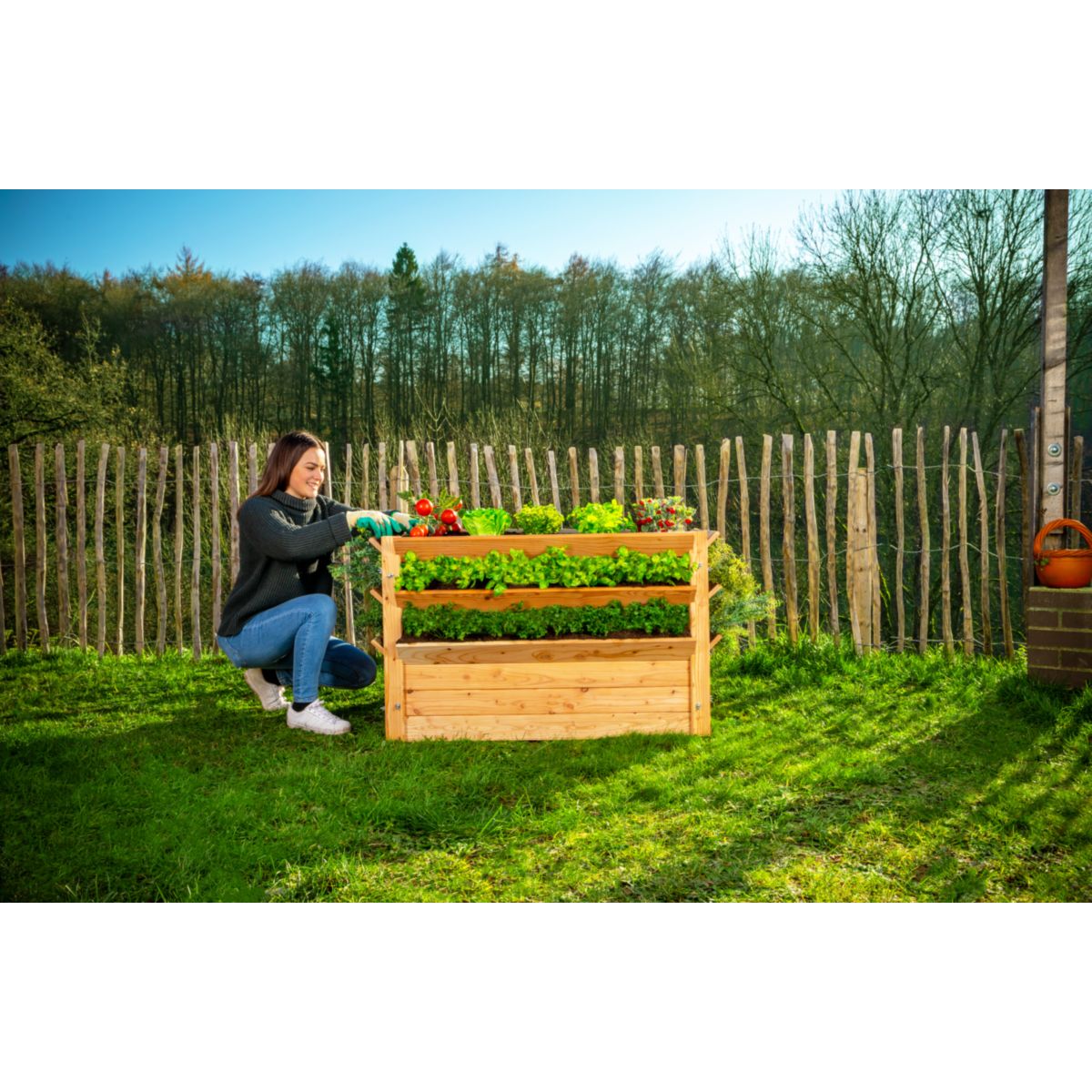 Westmann Hochbeet Premium XXL 124,5x90,5x73cm Bild 3